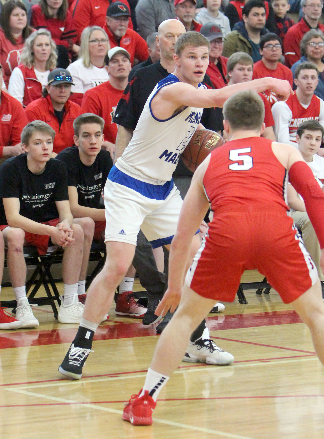 McDonell boys basketball vs Luck at Chi-Hi 3-9-19